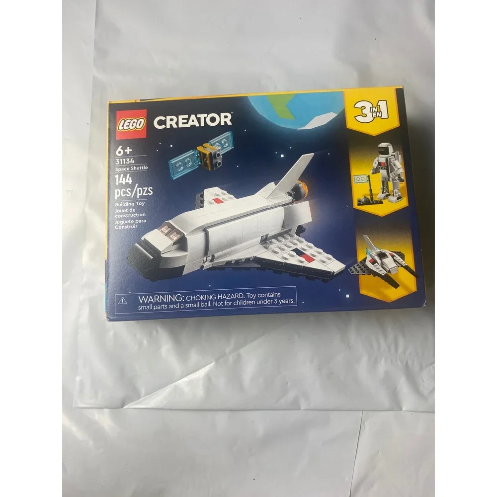 LEGO Creator 31134 Space Shuttle 3-in-1 Building Toy Set 144 Pieces New Sealed